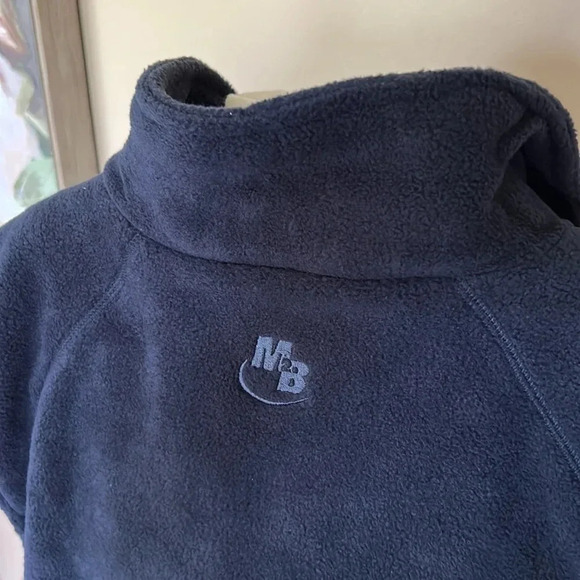 Vtg NWOT Vest ,blue thick fleece ,men,unisex
front zip,utility,outdoor,warm - Picture 5 of 12